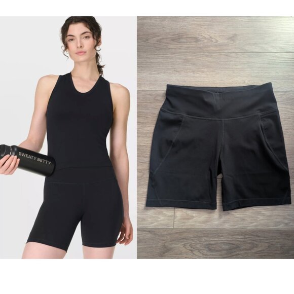 Sweaty Betty | Power 6" Cycling Shorts In Black - Picture 1 of 11